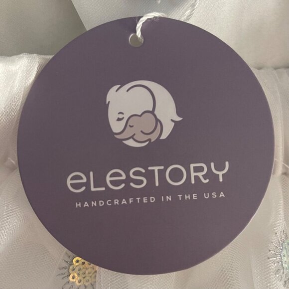 Elestory Womens Long Skirt Size S Sequin Princesscore Fairycore Romantic Angelic - Picture 5 of 6